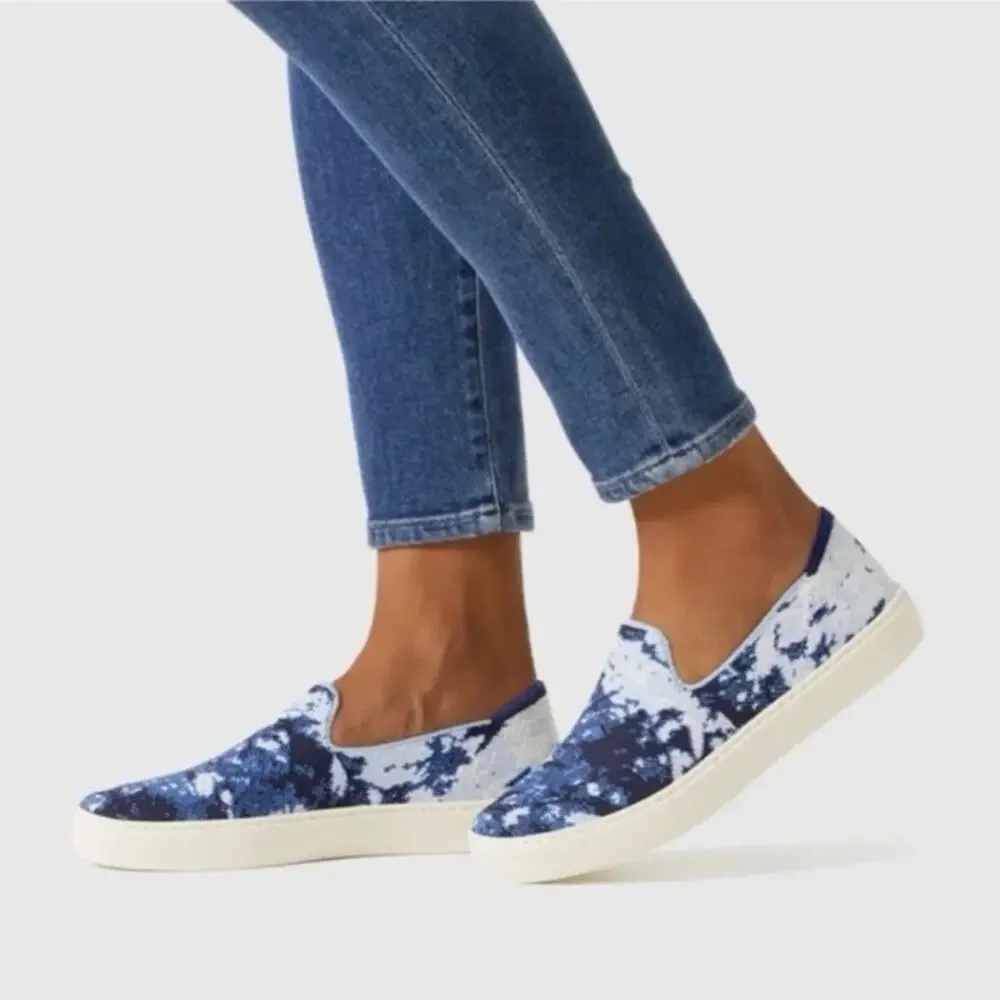 Rothy’s x The Butcher's Daughter Shibori Sneakers Limited Edition Women's Sz 7.5